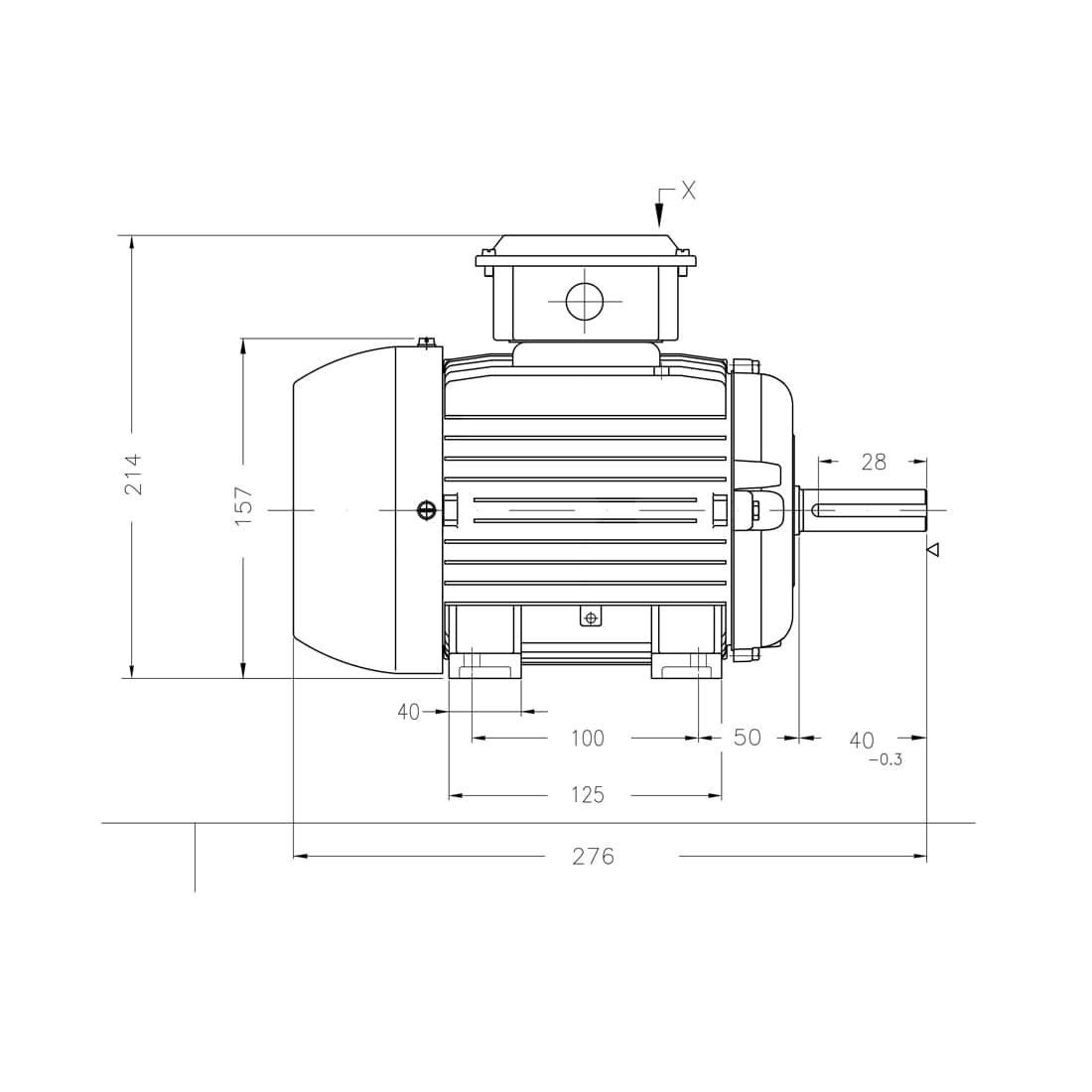 Асинхронный электродвигатель, WEG, 12312786, W20 80, 0.75 kW, 4 Пол, B3T 220-230-240/380-400-415//460 В, 50 Гц, IE1, IP55