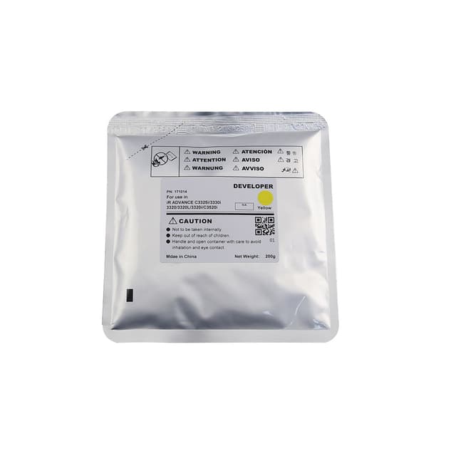 Девелопер, CET, CET171014, Жёлтый, Для копиров CANON iR ADVANCE C3320/3325i/3330/3525i/3530i, 200г., 240000 стр.