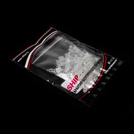 Коннектор телекоммуникационный, SHIP, S901C, RJ 11, (100 штук в пакете)