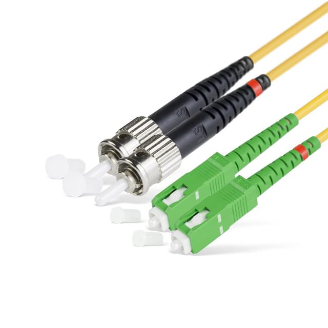 Патч корд оптоволоконный,, SC/APC-ST/UPC SM 9/125 Duplex 2.0мм 1 м, LSZH