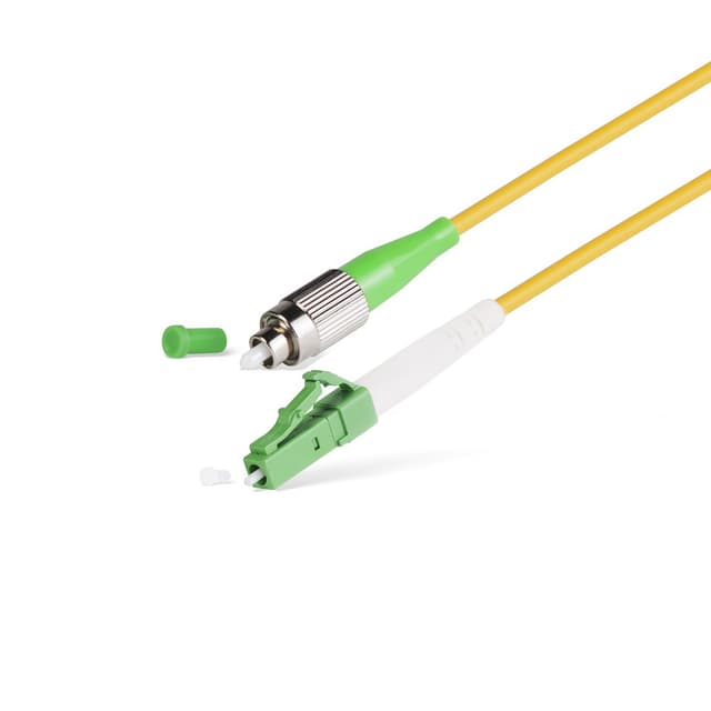Патч корд оптоволоконный,, FC/APC-LC/APC SM 9/125 Simplex 2.0мм 1 м, LSZH