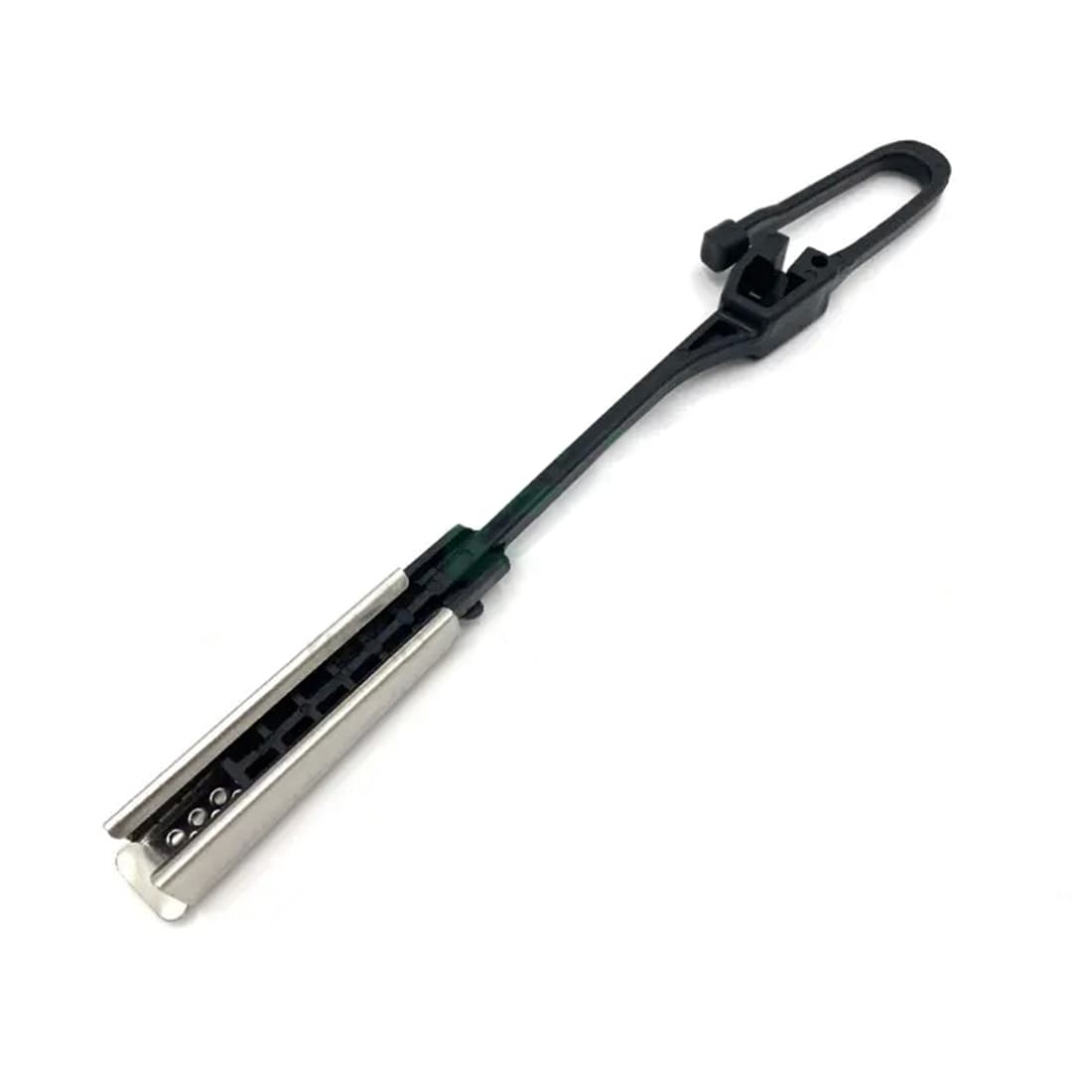 Анкерный зажим натяжной, А-Оптик, АО-ODWAC-23H,универсальный для плоского и круглого кабеля типа FTTH