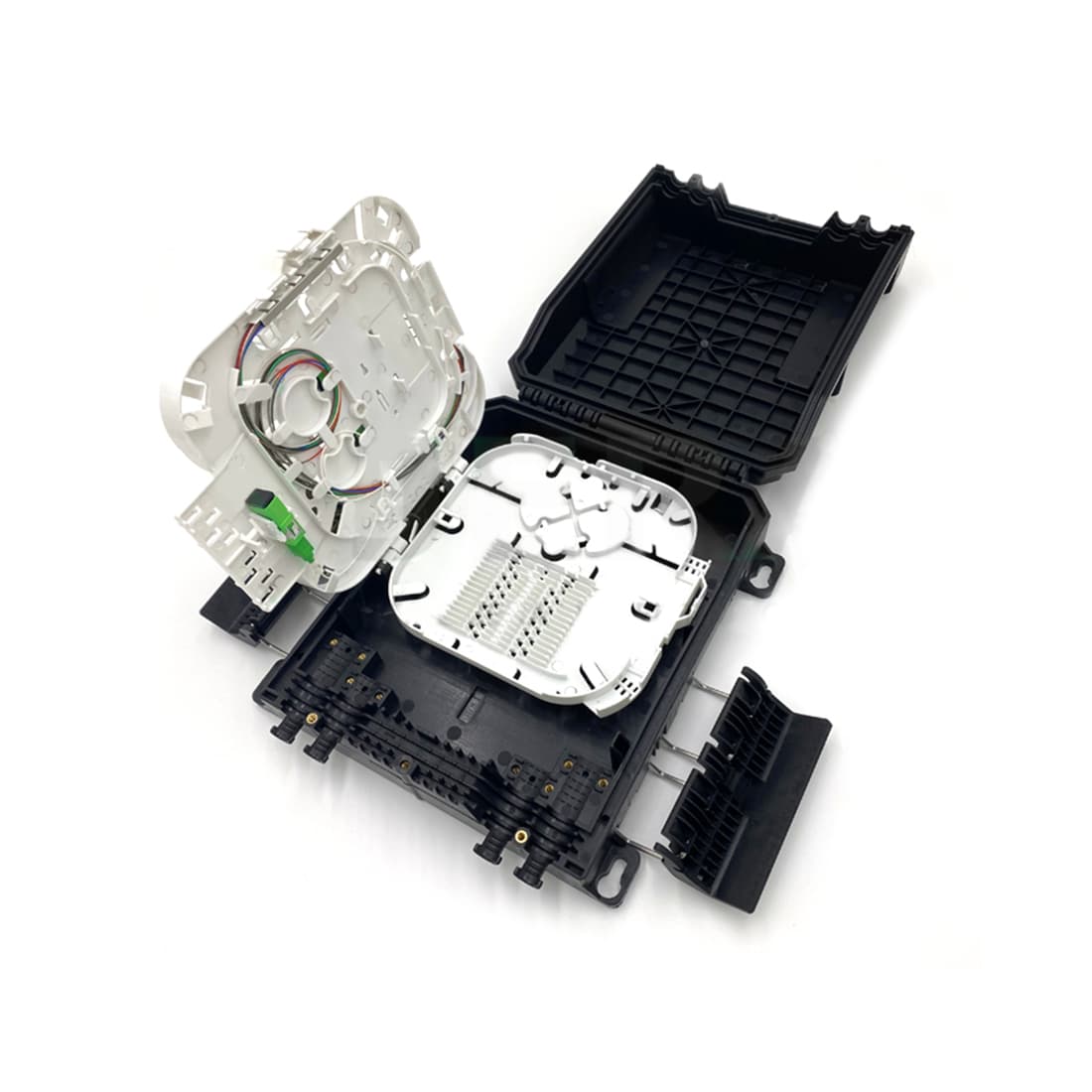 Муфта оптическая, А-Оптик, АО-FODB-8H( до 32х волокон), черная, IP-68