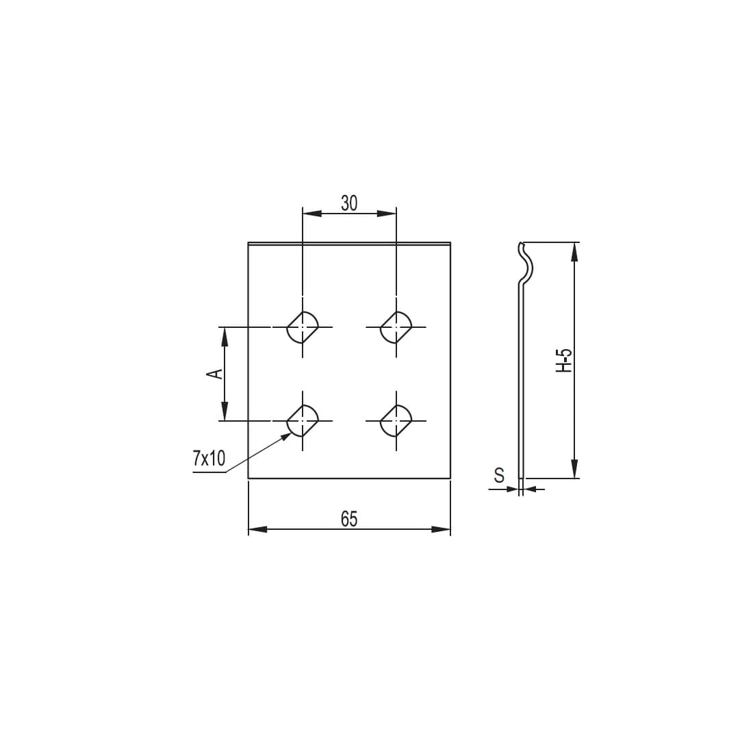 Пластина соединительная GTO, DKC, 37303R, H80