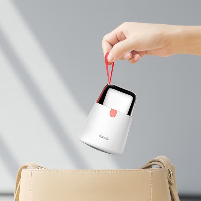 Машинка для удаления катышков с одежды, Deerma, MQ600, Нержавеющая сталь, 2 сменных лезвия в комплекте, 350мА, Размер 110*80*80 мм, Мощность 3W, Белый