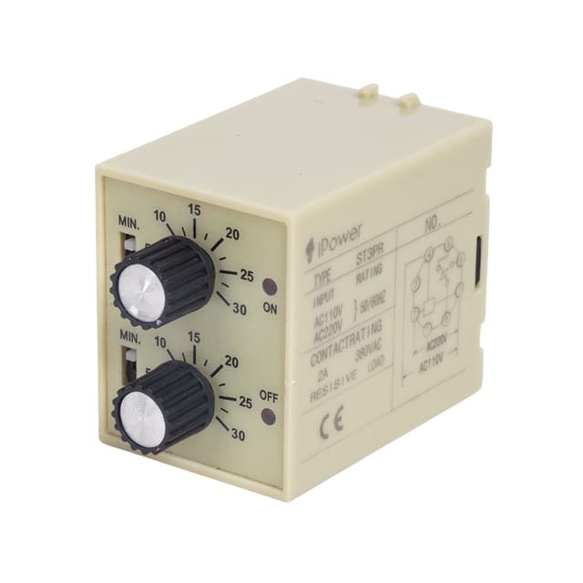 Реле времени, iPower, ST3PR 30s/30min AC220V
