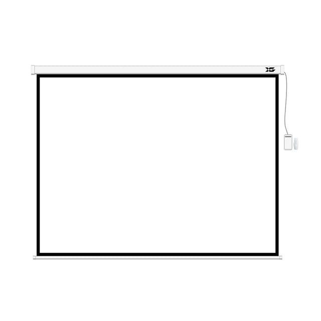 Экран моторизированный (с пультом Д/У), XG, DLS-ERC406х305W, Настенный/потолочный, Рабочая поверхность 398х298, 4:3, Matt white, Белый