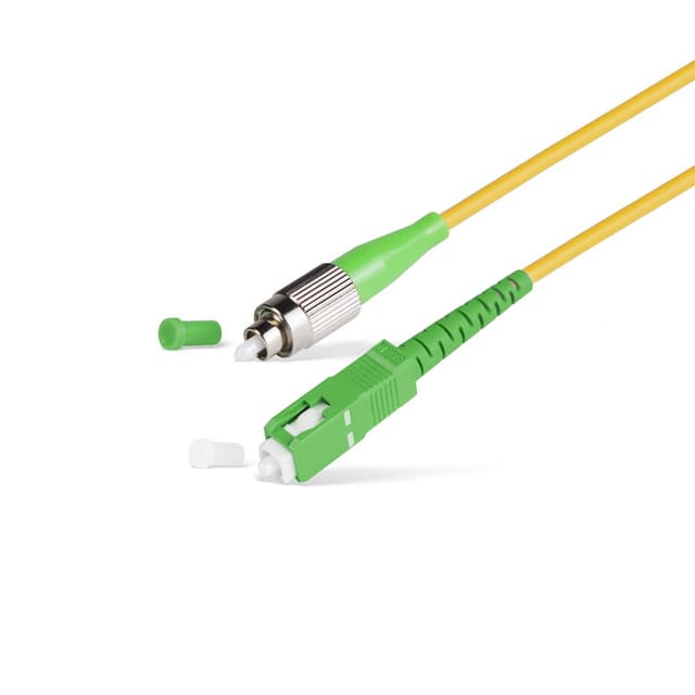 Патч корд оптоволоконный,, FC/APC-SC/UPC SM 9/125 Simplex 2.0мм 1 м, LSZH