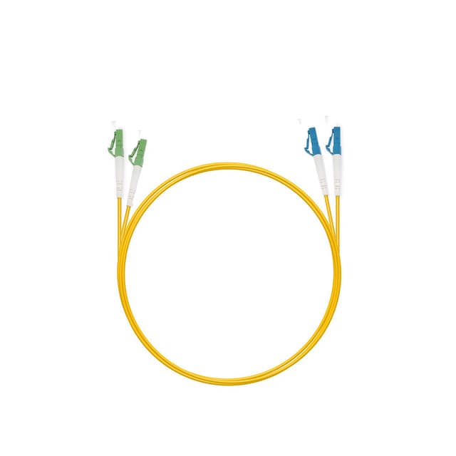 Патч корд оптоволоконный,, LC/APC-LC/UPC SM 9/125 Duplex 3.0мм 1 м, LSZH