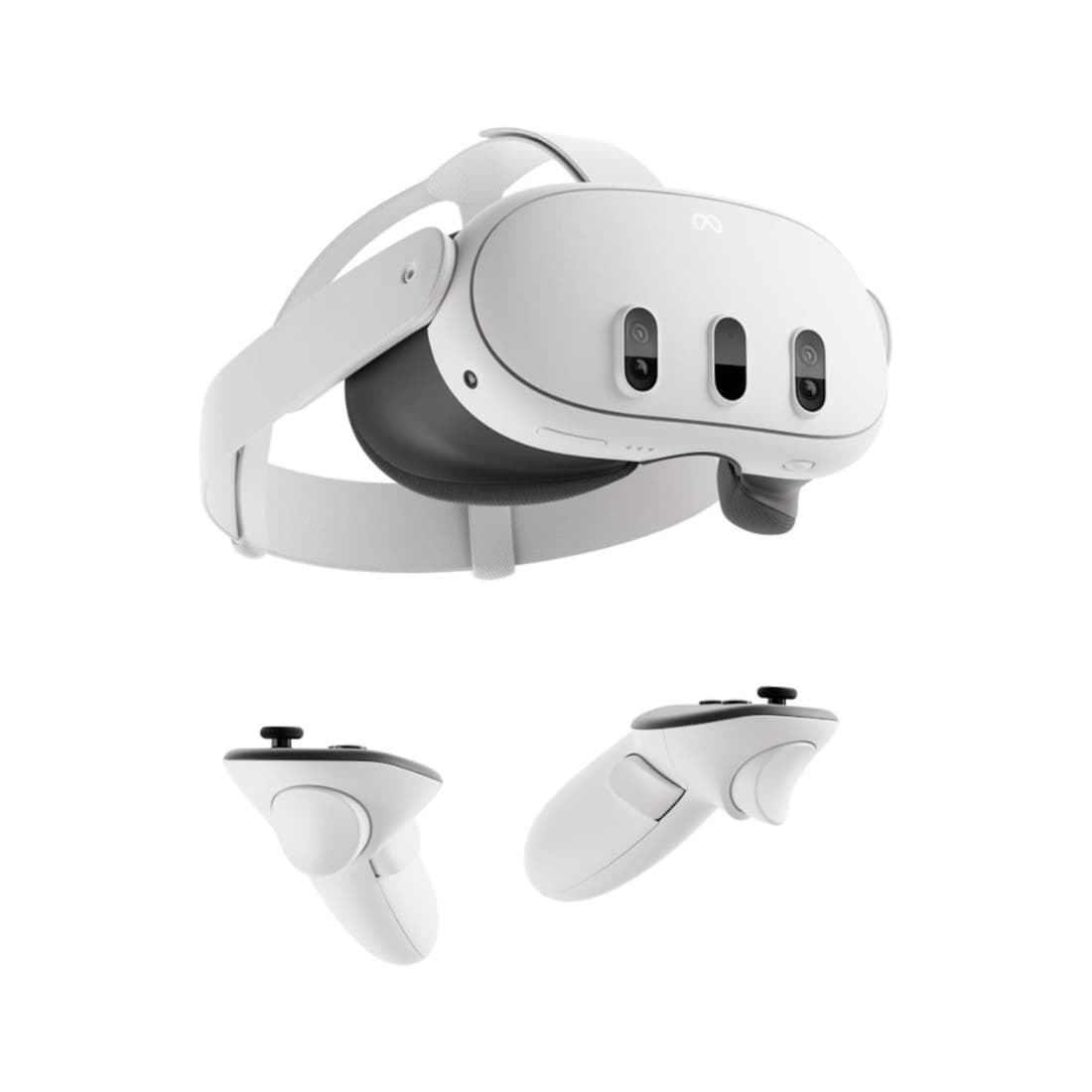 Очки виртуальной реальности, Meta, Quest 3, 8990059101, 128 GB, Частота обновления: 72 Гц , 80 Гц, 90 Гц,120 Гц, Разрешение дисплея: 2064х2208, Угол обзора: 110 градусов, Оперативная память: 8 Гб, Цвет: белый