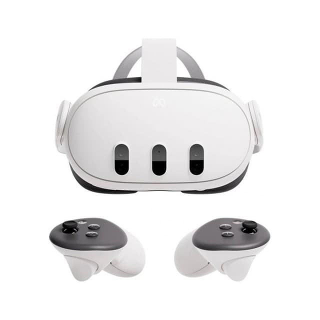 Очки виртуальной реальности, Meta, Quest 3, 8990059101, 128 GB, Частота обновления: 72 Гц , 80 Гц, 90 Гц,120 Гц, Разрешение дисплея: 2064х2208, Угол обзора: 110 градусов, Оперативная память: 8 Гб, Цвет: белый