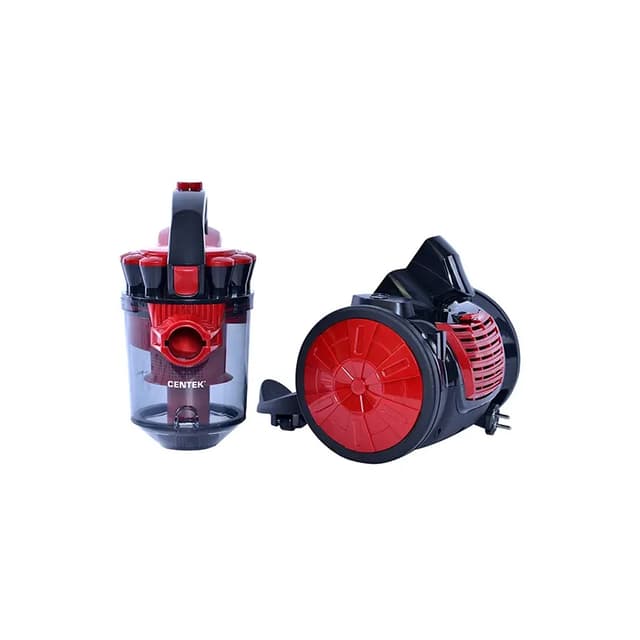 Пылесос, Centek, CT-2531 (Черный/красный), Мультициклон, Мощность 1800/350Вт, Объем 1.5 л, Черный/красный