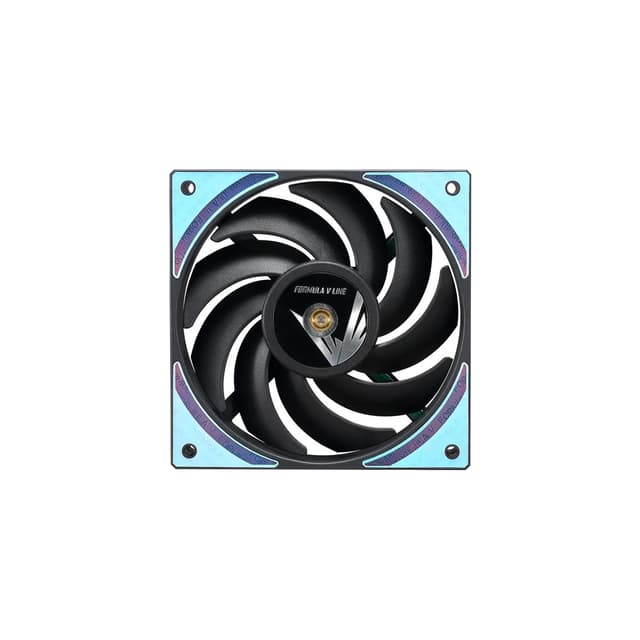 Комплект кулеров для кейса, Formula V, AIR BRIDGE PLUS BK, 3х120мм ARGB, 300-1300±10%об.мин, 39.6CFM, 27.2dB(A), 4pin, Чёрный