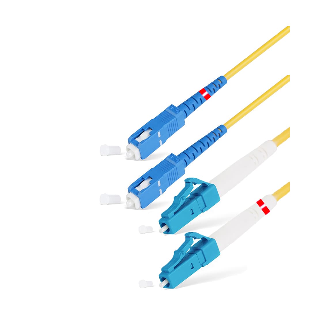 Патч корд оптоволоконный,, SC/UPC-LC/UPC SM 9/125 Duplex 3.0мм 1 м, LSZH