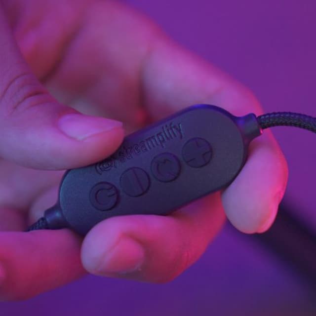 Кольцевая светодиодная лампа, Streamplify, Light 10, USB, 10 Ватт, 26 см, Черный