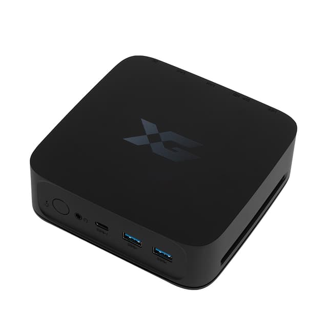 Персональный компьютер Mini PC, X-Game, MF20, Intel Celeron 5205U, RAM 16 GB, SSD M.2 240 GB, 1хType C 3.1/ 4хType A 3.0, HDMI 2.0(4K@60Hz), DisplayPort(4K@60Hz), 1xDMIC 3.5, 2хRJ45 LAN, DC Jack x 1,5.5mm/2.5mm, 65W, 19V3.42A, 131 x 131 x 45 мм, Черный.