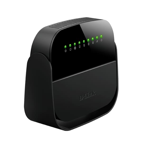 Модем, D-Link, DSL-2640U/R1A, Беспроводной, ADSL, 802.11b/g/n, N150, Порт ADSL с разъемом RJ-11, 4 порта LAN 10/100BASE-TX