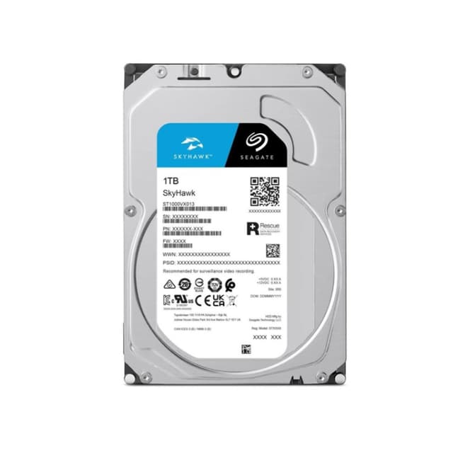 Жесткий диск, Seagate SkyHawk, ST1000VX013, HDD 1Tb, SATA 6Gb/s, 3.5", 64MB, 5400 RPM