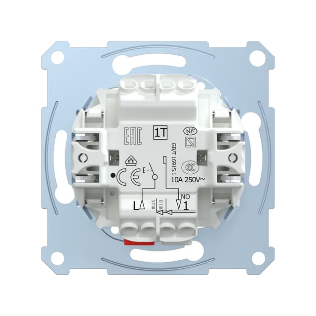 Выключателя мех-м, MERTEN, MTN3150-0000, кнопочного 1 клавишного