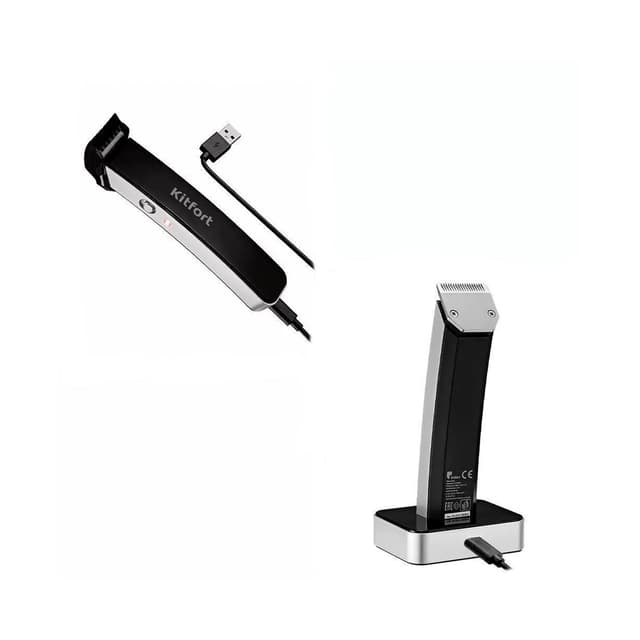 Триммер, Kitfort, KT-3108, Длина стрижки 3-9 мм, 4 становок длины, 3 насадки, Ширина ножа 35 мм, Время работы до 60 мин, Время зарядки 2-2.5 ч, Питание от аккумулятора, Вибрационный мотор, Сухой способ чистки, 600 мА/ч, Мощность 5 Вт, Чёрный