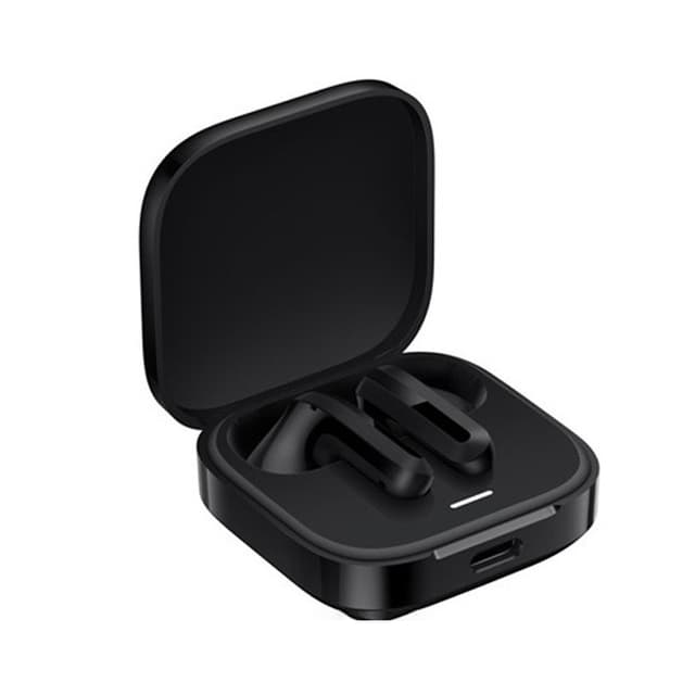Наушники, Redmi, Buds 6 Active Black, M2344E1/BHR8396GL, Bluetooth 5.4, 14,2-миллиметровый драйвер, Активное шумоподавление, 30 часов автономной работы, 6 часов на одном заряде, 37мАч (наушники), 475 мАч (зарядный кейс), Размер наушников 32*17,8*18,5мм, Type-C, Время зарядки 2 часа, Вес 4 гр (наушник)/35гр (общий вес), Размер зарядного кейса 49*48,6*23мм, Дальность действия соединения 10м, Черный