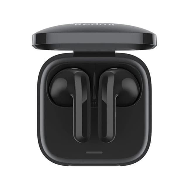 Наушники, Redmi, Buds 6 Active Black, M2344E1/BHR8396GL, Bluetooth 5.4, 14,2-миллиметровый драйвер, Активное шумоподавление, 30 часов автономной работы, 6 часов на одном заряде, 37мАч (наушники), 475 мАч (зарядный кейс), Размер наушников 32*17,8*18,5мм, Type-C, Время зарядки 2 часа, Вес 4 гр (наушник)/35гр (общий вес), Размер зарядного кейса 49*48,6*23мм, Дальность действия соединения 10м, Черный