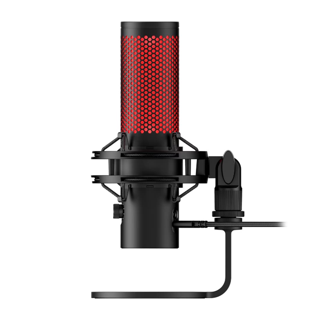 Микрофон, HyperX, 872V1AA, QuadCast 2, конденсаторный, 48кГц/16 бит, 20Гц-20кГц, -6дБ, USB, Черный