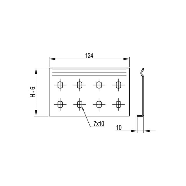 Соединитель усиленный горизонтальный GTO 100L, DKC, LG1000