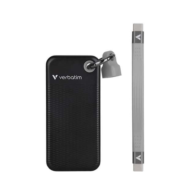 Внешний SSD диск, Verbatim, Pocket SSD, 32190, 1TB, Type-C, Чёрный