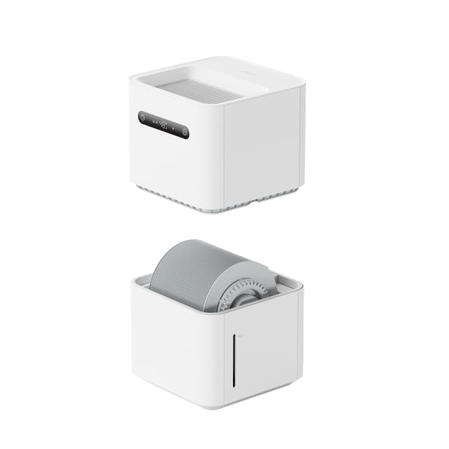 Увлажнитель воздуха, Smartmi, Evaporative Humidifier 3 (CJXJSQ05ZM), Трехслойная очистка, 5 л, Датчик качества воздуха, Дисплей, 50 дБ(А), Белый
