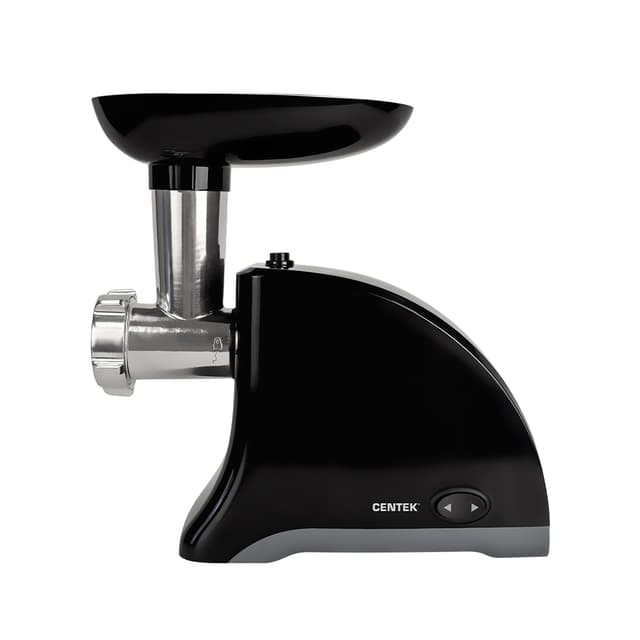 Мясорубка, Centek, CT-1609, 1550Вт, Реверс, 2 диска, Стальной нож и узлы, Черный