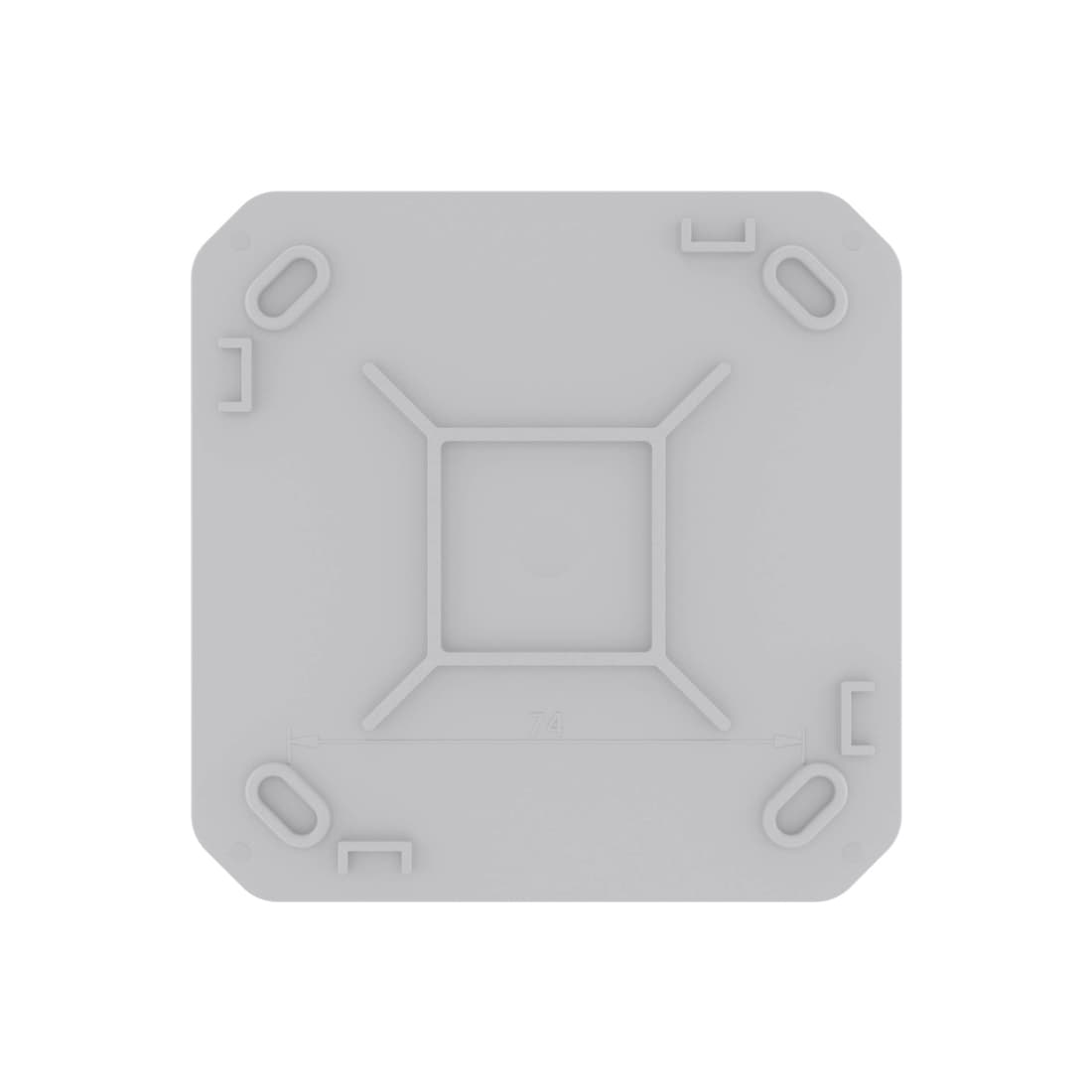 Коробка ответвительная с 8+2 кабельными вводами, DKC, 53800, д.25/20 мм, IP55, 100х100х50 мм