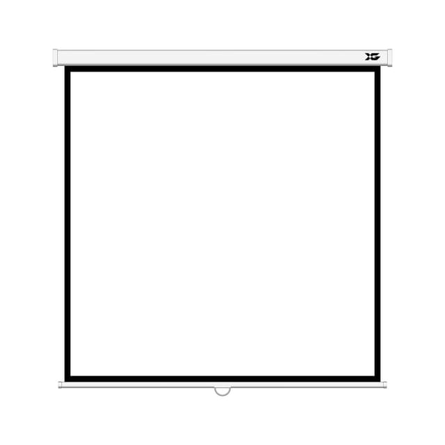 Экран механический, XG, DLS-M213xW, Настенный/потолочный, Рабочая поверхность 205х205 см., 1:1, Matt white, Белый