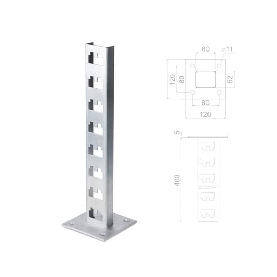 Опорная поверхность, North Aurora, КВ1-400, Вертикальная, ОЦ, 741 001