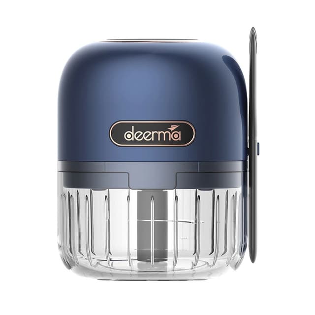 Беспроводной измельчитель, Deerma, JS100, Беспроводной и компактный, 28000 об/мин, Объем чаши 150 мл, Емкость аккумулятора 1500 мАч, Зарядка через USB-Type C, Время зарядки до 2 часов, 30 циклов работы от одного заряда, Контроль степени измельчения, ABS-пластик