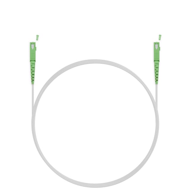 Абонентский FTTH Патч Корд,, SС/APC-SC/APC SM 35 м, Для внутр. прокладки, Белый, LSZH