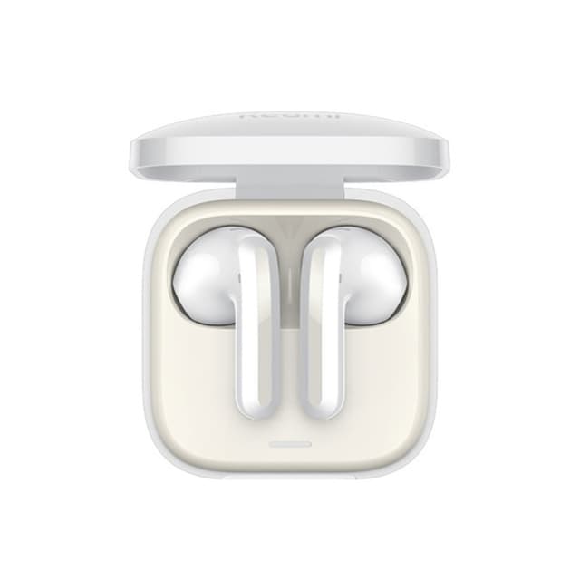 Наушники, Redmi, Buds 6 Active White, M2344E1/BHR8391GL, Bluetooth 5.4, 14,2-миллиметровый драйвер, Активное шумоподавление, 30 часов автономной работы, 6 часов на одном заряде, 37мАч (наушники), 475 мАч (зарядный кейс), Размер наушников 32*17,8*18,5мм, Type-C, Время зарядки 2 часа, Вес 4 гр (наушник)/35гр (общий вес), Размер зарядного кейса 49*48,6*23мм, Дальность действия соединения 10м, Белый