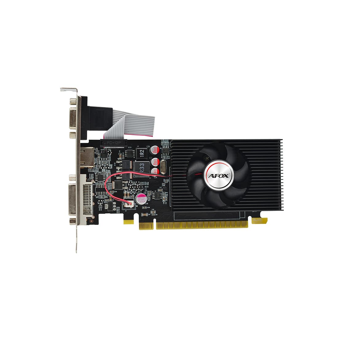 Видеокарта, AFOX, GT730 4GB D3 LP Single Fan (4897033782265), AF730-4096D3L5, DDR3, 128bit, HDMI, DVI, VGA, 164*121*21 мм, Цветная коробка