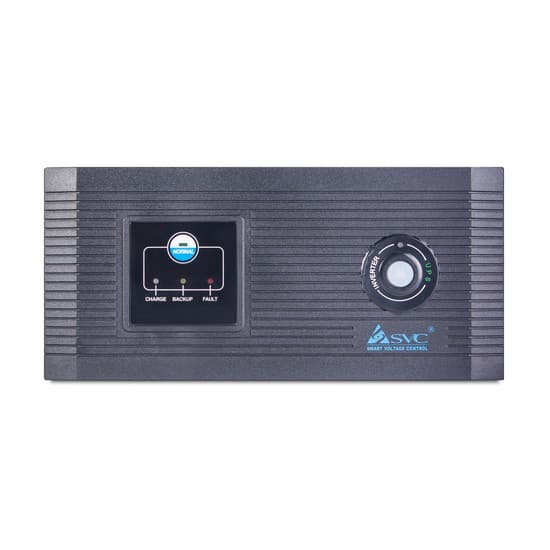 Инвертор, SVC, DIL-1200, Мощность 1200ВА/1000Вт, Вход 12В и/или 220В, Выход 220В, (Чистая синусоида на выходе), Функция заряда батарей 20A, Чёрный