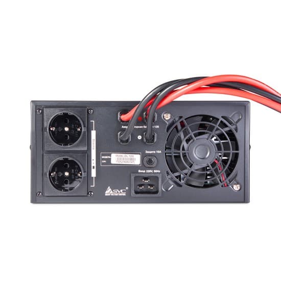 Инвертор, SVC, DIL-1200, Мощность 1200ВА/1000Вт, Вход 12В и/или 220В, Выход 220В, (Чистая синусоида на выходе), Функция заряда батарей 20A, Чёрный