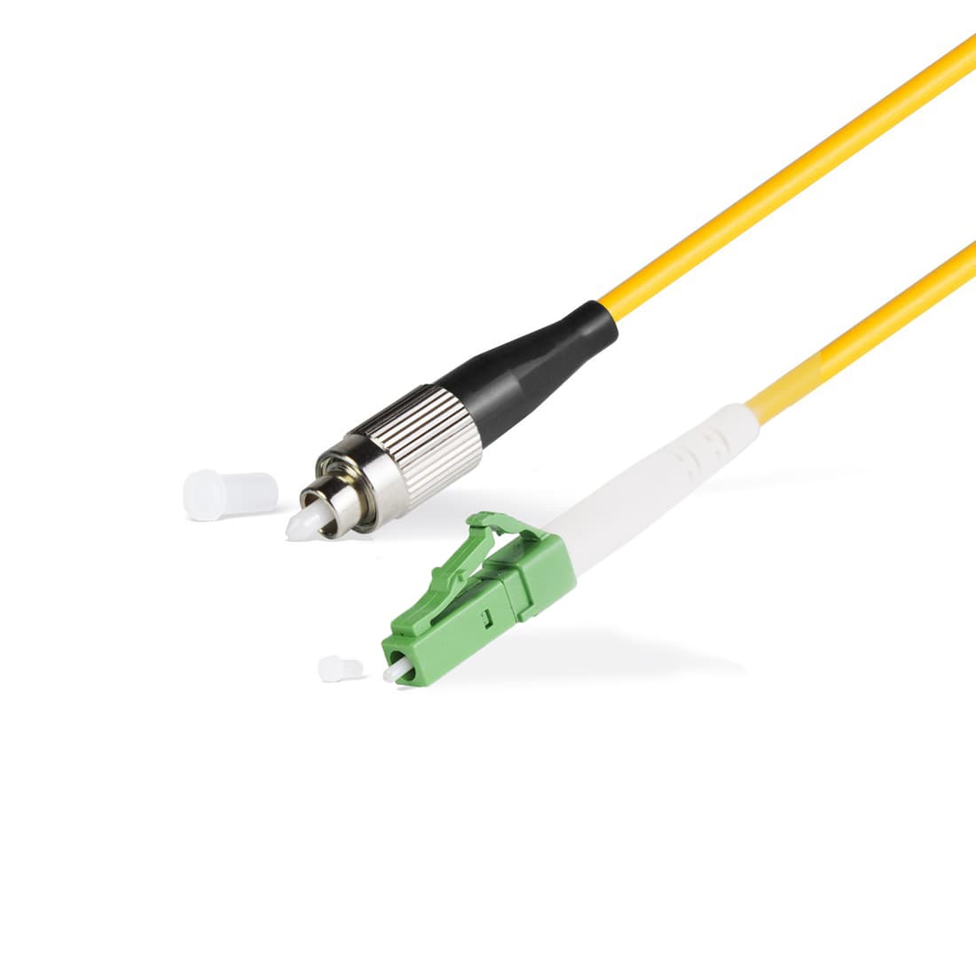 Патч корд оптоволоконный,, FС/UPC-LC/APC SM 9/125 Simplex 2.0мм 1 м, LSZH