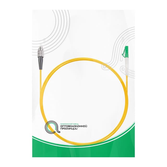 Патч корд оптоволоконный,, FС/UPC-LC/APC SM 9/125 Simplex 2.0мм 1 м, LSZH