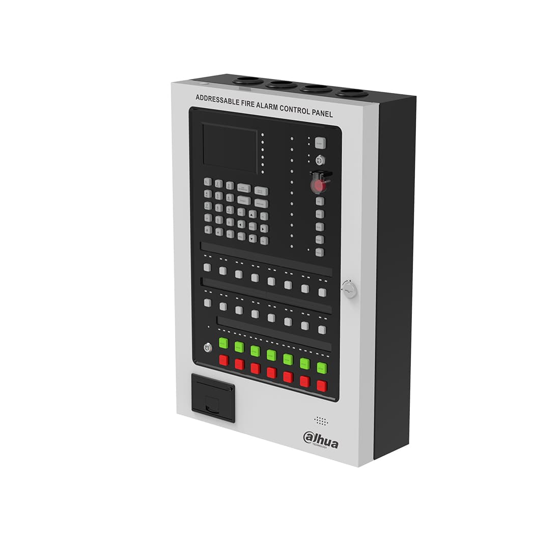 Прибор приемно-контрольный и управления пожарный адресный, Dahua, DHI-HY-1022 (24 В), Двухпроводная и бесполярная: системная петлевая линия использует технологию питания устройств шлейфа без внешнего источника питания, Сильная защита от помех, Удобная проводка, Простота конструкции и установки.