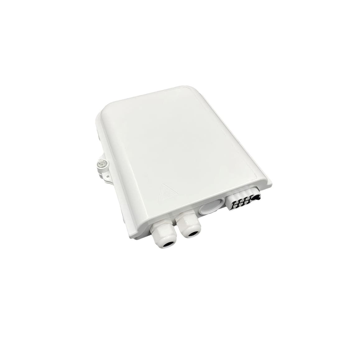 Коробка распределительная оптическая, А-Оптик, FTTH-FD207-08, укомплектованная SC/APC, Настенный, Пластик, Белый