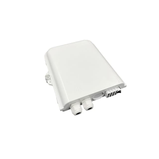 Коробка распределительная оптическая, А-Оптик, FTTH-FD207-08, укомплектованная SC/APC, Настенный, Пластик, Белый