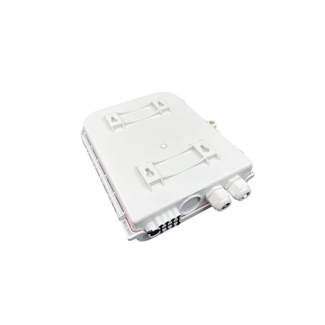 Коробка распределительная оптическая, А-Оптик, FTTH-FD207-08, укомплектованная SC/APC, Настенный, Пластик, Белый