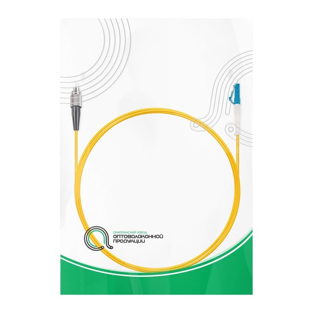 Патч корд оптоволоконный,, FС/UPC-LC/UPC SM 9/125 Simplex 2.0мм 1 м, LSZH