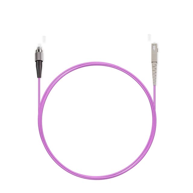 Патч корд оптоволоконный,, FC/UPC-SC/UPC MM OM3 50/125 Simplex 3.0мм 1 м, LSZH