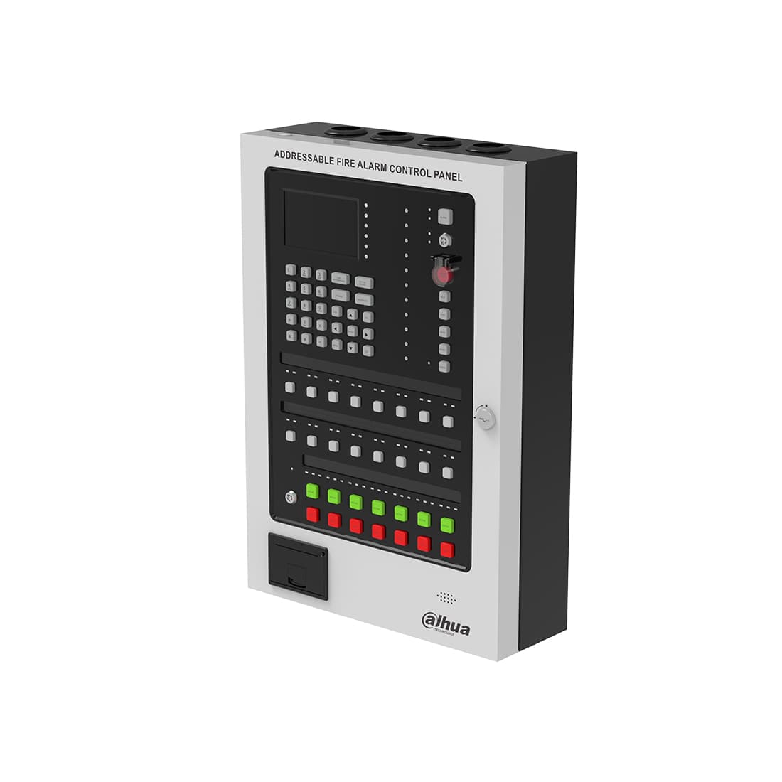 Прибор приемно-контрольный и управления пожарный адресный, Dahua, DHI-HY-1025 (24 В), Двухпроводная и бесполярная: системная петлевая линия использует технологию питания устройств шлейфа без внешнего источника питания, Сильная защита от помех, Удобная проводка, Простота конструкции и установки.