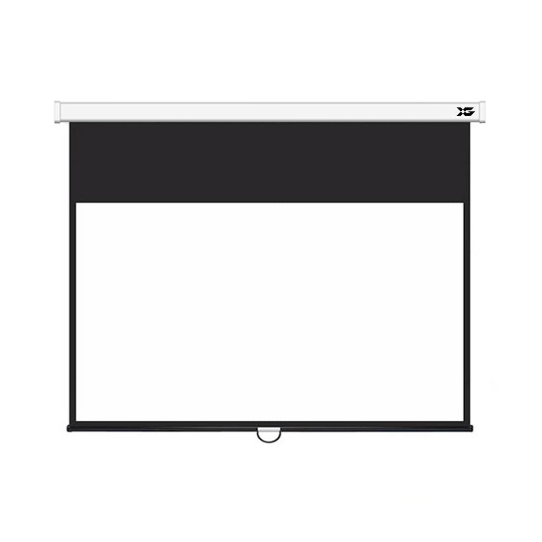 Экран механический, XG, DLS-M274-210, Настенный/потолочный, Рабочая поверхность 266х200 см., 16:9, Matt white